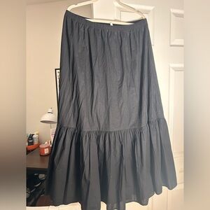 Aerie Black Maxi Skirt